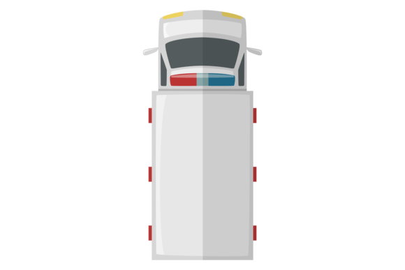 Ambulance Top View: Medical Graphics & Illustrations