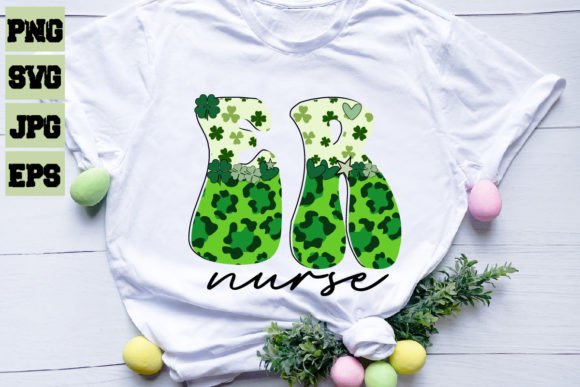 ER Nurse St Patrick's Day Graphics & Illustrations