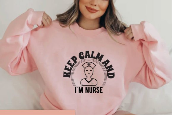Keep Calm Nurse Graphics for T-Shirt Designs