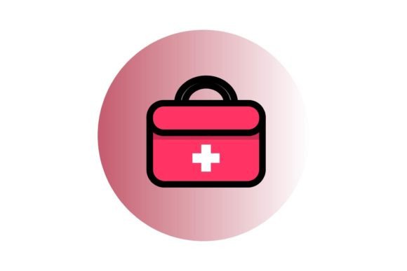 Medical Health Bag Icon: Graphics & Icons