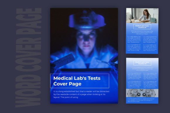Medical Lab Test Cover Page Template: Graphics for Graphic Templates