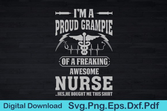 Nurse Grampie Graphics & T-Shirt Designs
