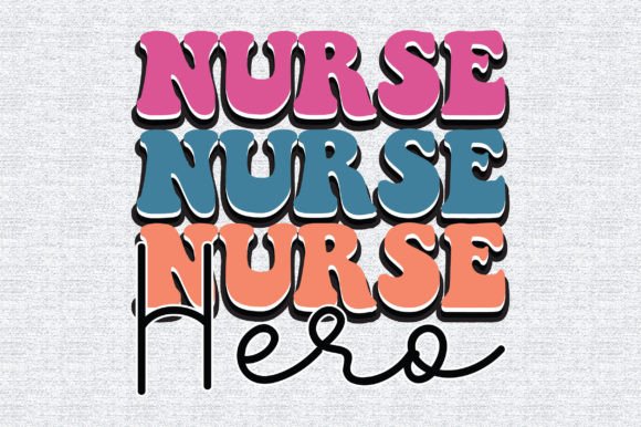 Nurse Hero Retro: Graphics & Print Templates