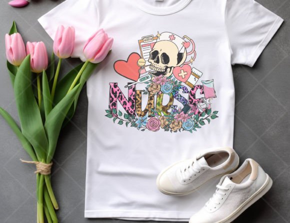 Nurse Sublimation, Nurse Life Png: Graphics for T-Shirt Designs
