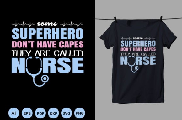 Nurse T-Shirt Graphics for Blog Design