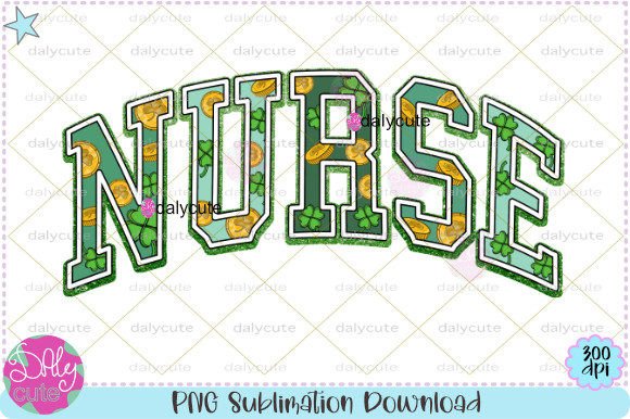 One Lucky Nurse St Patricks Day Graphics & Illustrations